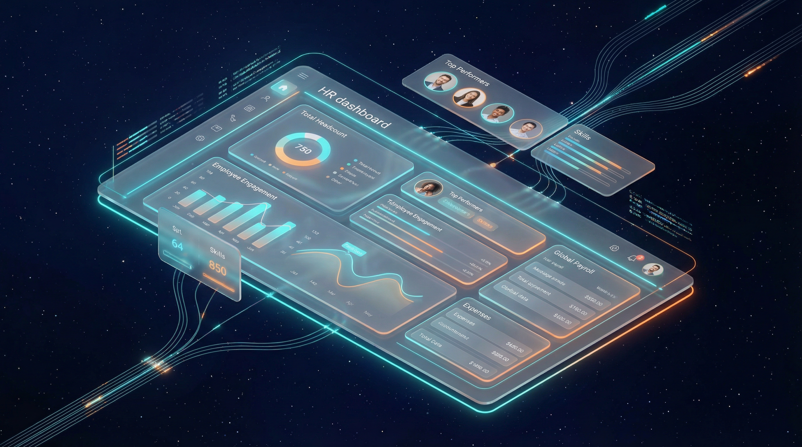 HR Dashboard Interface